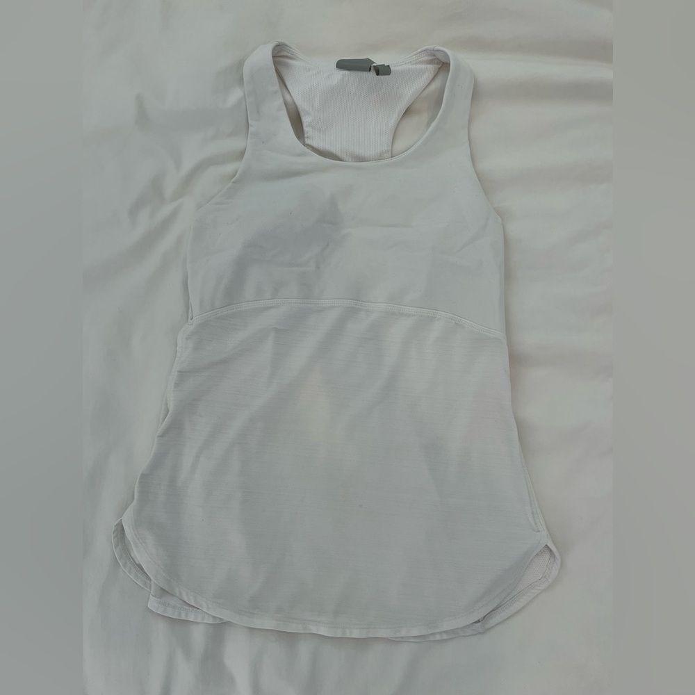 White Athleta Tank